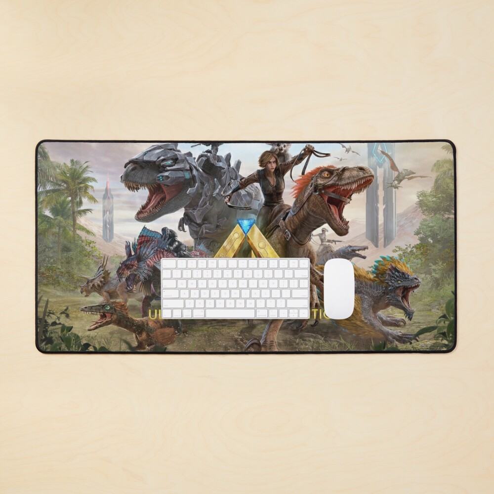 Ark Survival Evolved Ultimate Survivor Edition Mouse Pad By Alfi Red