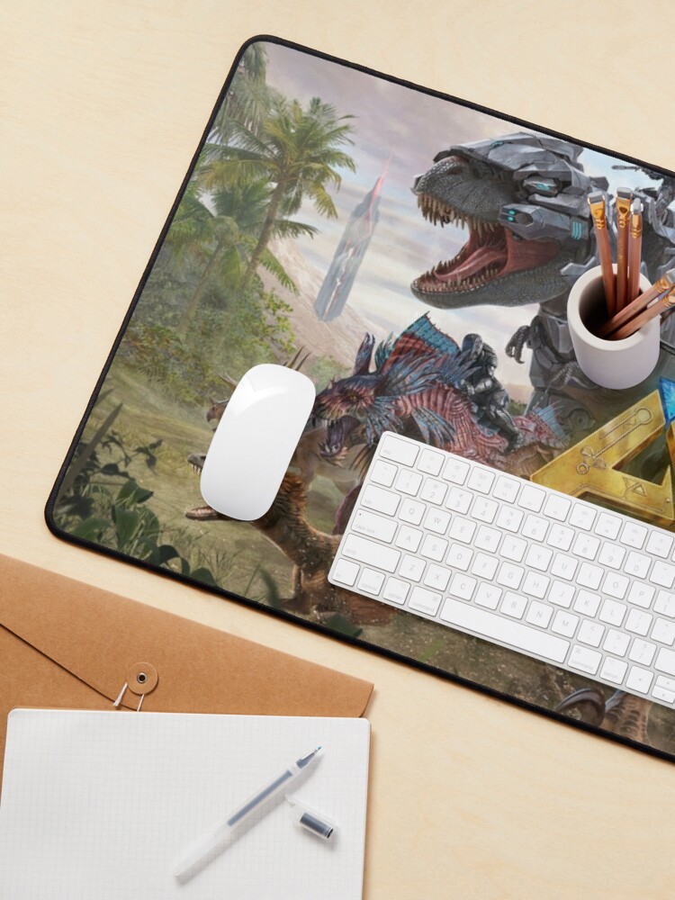 Ark Survival Evolved Ultimate Survivor Edition Mouse Pad By Alfi Red