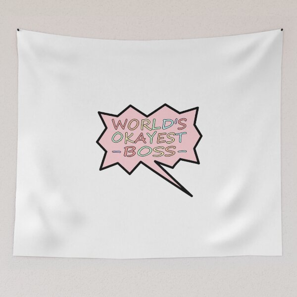 Item preview, World's Okayest Boss Essential Classic Sticker designed and sold by SW33TSP0T.