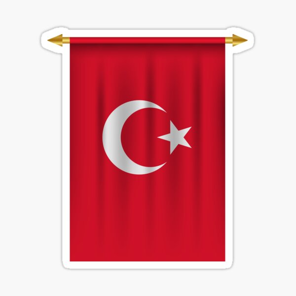 "Turkey Flag" Sticker for Sale by flgscountry Redbubble