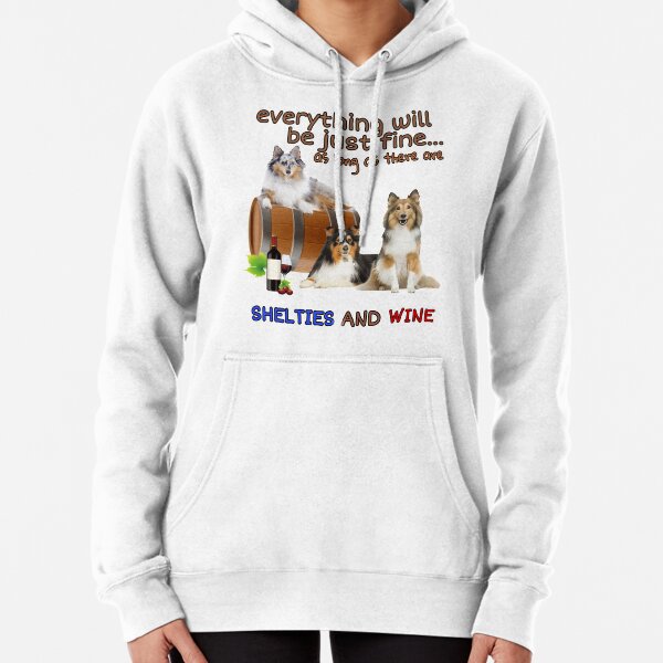 Heavyweight Pigment-Dyed Hooded Sweatshirt with Sheltie Silhouette 