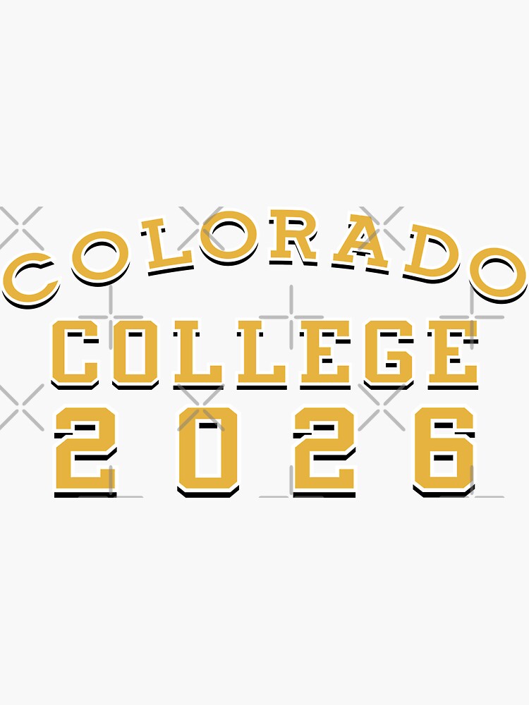 Colorado College Class Of 2026 Sticker By Miloandotis Redbubble 8908