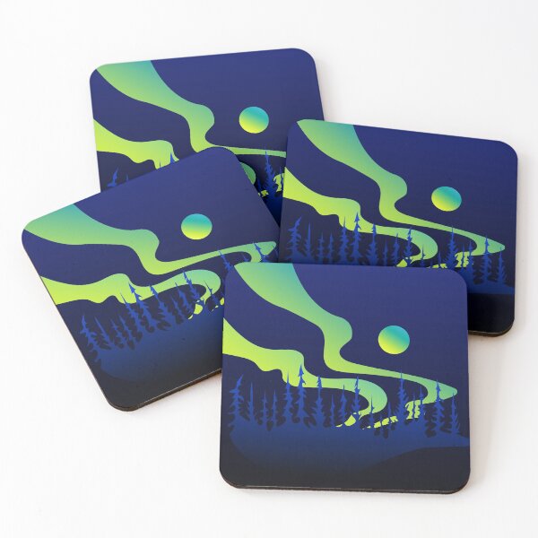 Item preview, Northern Lights Winter Solstice Indigenous WAWEZHI CANADA designed and sold by WAWEZHI.