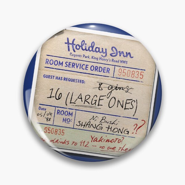 Item preview, Mr. Yakimoto’s Room Service Ticket - NI BUSHI SHANG HONG - Mr Jolly Lives Next Door Inspired designed and sold by RetroTeeStudio.