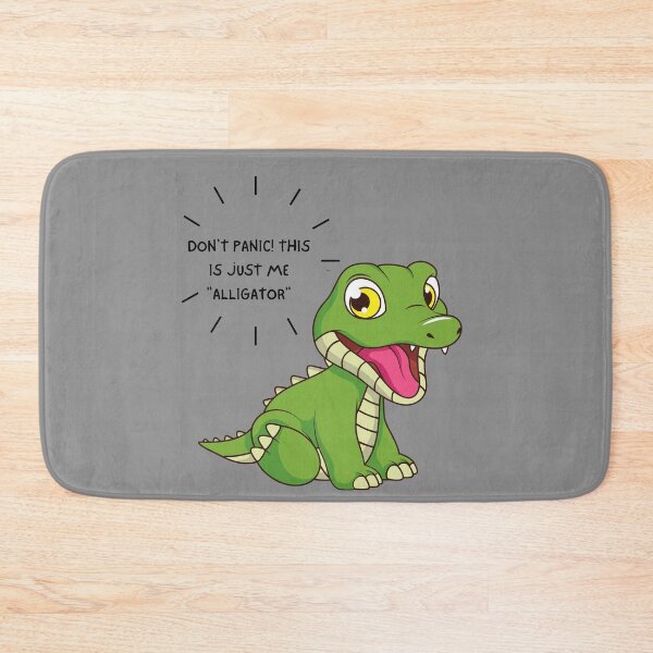 Item preview, Adorable  Australian Baby Alligator (Don't Panic This is just me ALLIGATOR ) designed and sold by Rilavie.