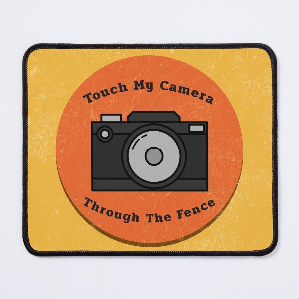 Item preview, Touch My Camera Through the Fence Mouse Pad designed and sold by henes88.