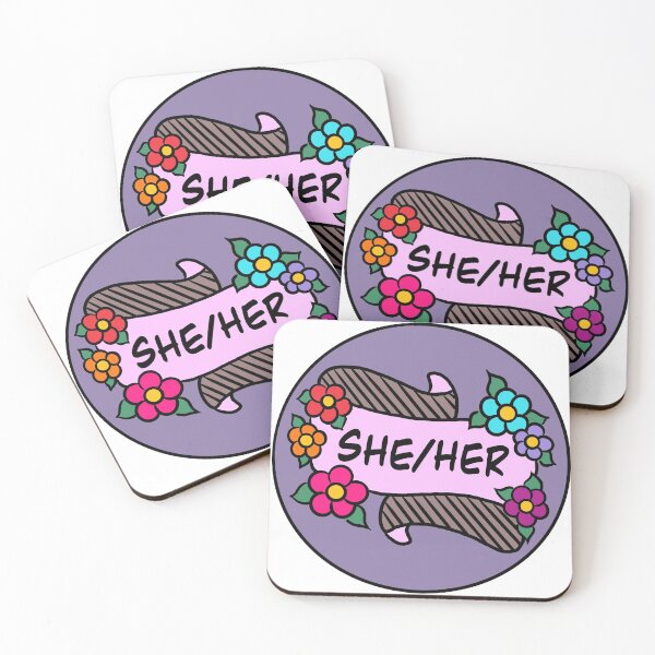 Item preview, She/her pronouns designed and sold by saunterdownward.