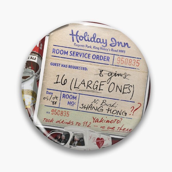 Item preview, Mr. Yakimoto’s Room Service Ticket, Lager and Dreamytime Van - NI BUSHI SHANG HONG - Mr Jolly Lives Next Door Inspired designed and sold by RetroTeeStudio.
