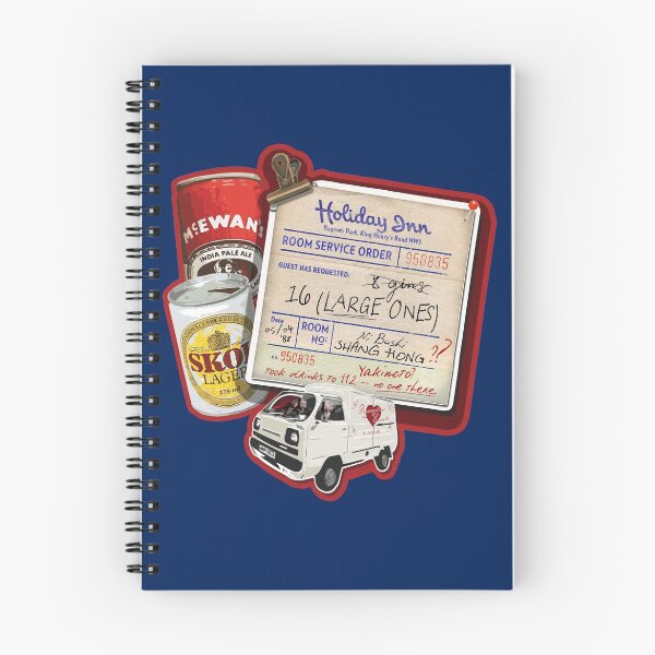 Item preview, Mr. Yakimoto’s Room Service Ticket, Lager and Dreamytime Van - NI BUSHI SHANG HONG - Mr Jolly Lives Next Door Inspired designed and sold by RetroTeeStudio.