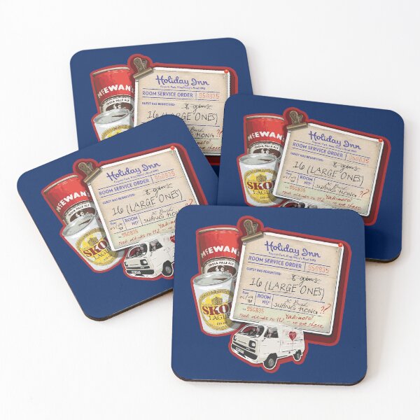 Item preview, Mr. Yakimoto’s Room Service Ticket, Lager and Dreamytime Van - NI BUSHI SHANG HONG - Mr Jolly Lives Next Door Inspired designed and sold by RetroTeeStudio.