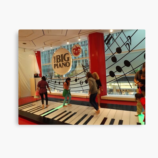 Das große Klavier, FAO Schwarz Toy Store, New York City Leinwanddruck