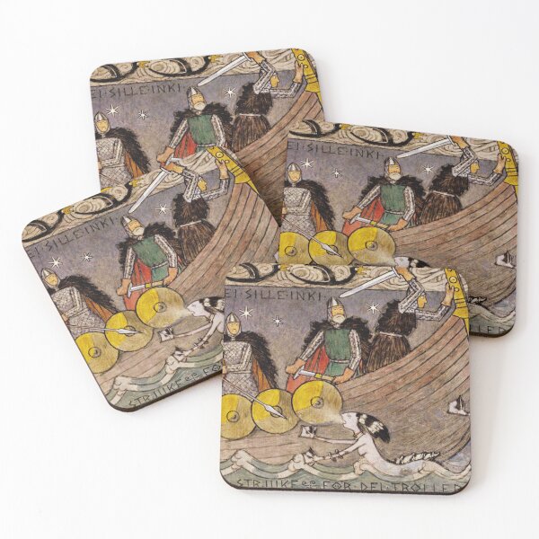 Item preview, Asmund and his Brothers on the Sea - Gerhard Munthe designed and sold by brushandframes.