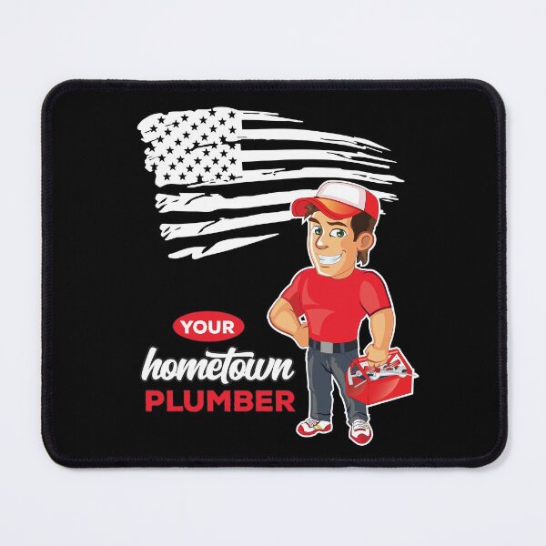 Item preview, Hometown Plumber USA American Flag - Red - Light designed and sold by epicmarketing.