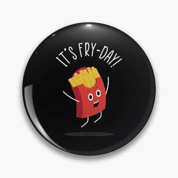 Item preview, It's Fry-Day! | Funny French Fries Cartoon Pun designed and sold by Printend _.