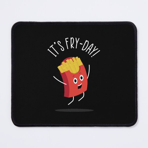 Item preview, It's Fry-Day! | Funny French Fries Cartoon Pun designed and sold by Printend _.