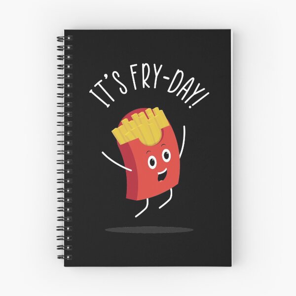 Item preview, It's Fry-Day! | Funny French Fries Cartoon Pun designed and sold by Printend _.