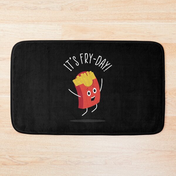 Item preview, It's Fry-Day! | Funny French Fries Cartoon Pun designed and sold by Printend _.