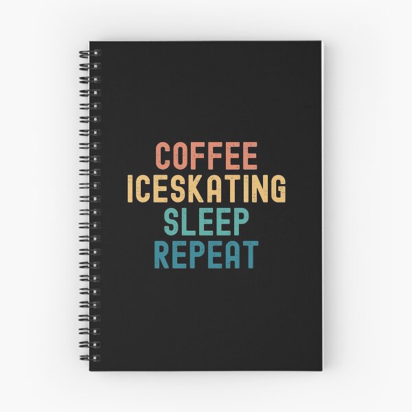 Item preview, Coffee Iceskating Sleep Repeat - Funny Iceskating & Coffee Gift designed and sold by kindxinn.