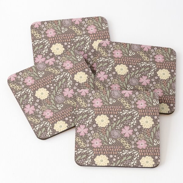 Item preview, Floral Abstract Pattern No. 1 - Soft/Neutral/Flowers/Bohemian/Feminine/Botanical designed and sold by AEIZLITA N.