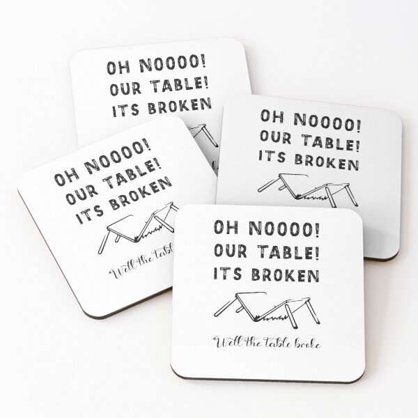 Item preview, Oh No, Our Table, It's Broken designed and sold by SparrowLag.