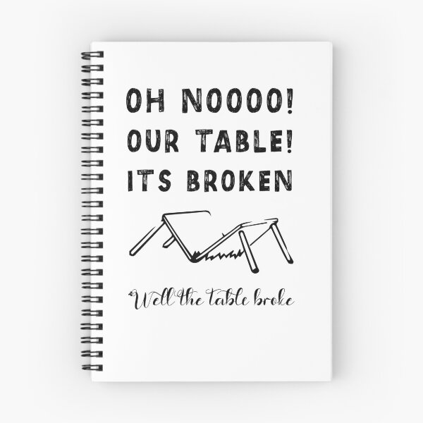 Item preview, Oh No, Our Table, It's Broken designed and sold by SparrowLag.