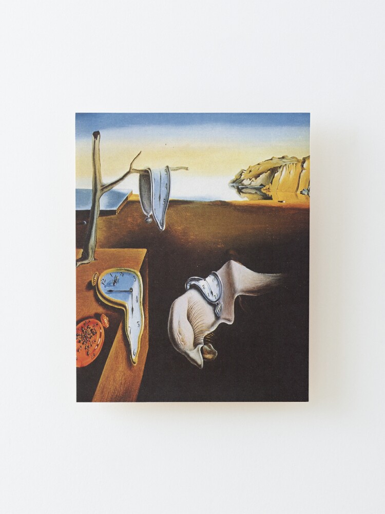 The Persistence of Memory-Salvador Dali Mounted Print for Sale by  superbarts