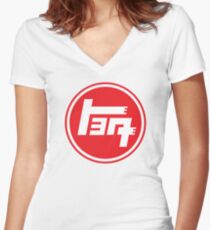 Retro Japan Toyota Women's Fitted V-Neck T-Shirt