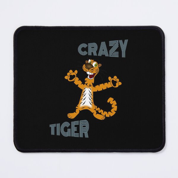 Item preview, Crazy Funny Graphic Tiger designed and sold by DesignNIO.