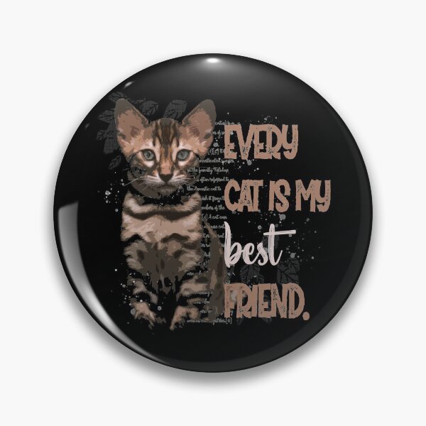 Item preview, Every cat is my best friend, Cat lovers designed and sold by SweetbeStore.