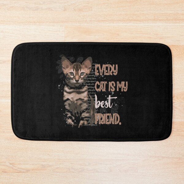 Item preview, Every cat is my best friend, Cat lovers designed and sold by SweetbeStore.