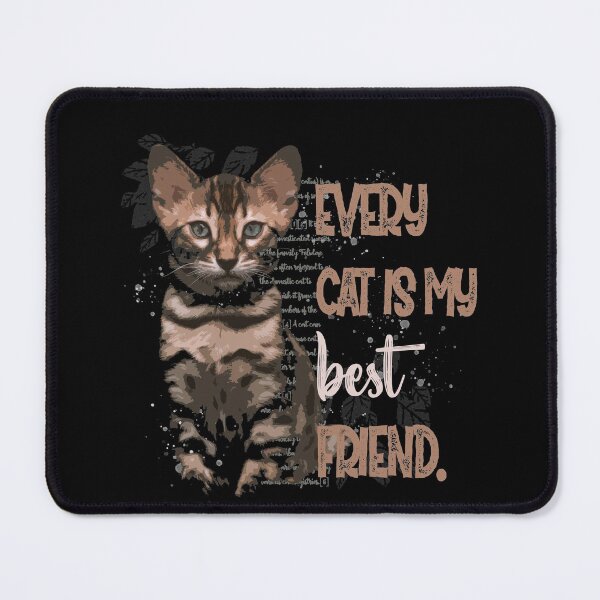 Item preview, Every cat is my best friend, Cat lovers designed and sold by SweetbeStore.