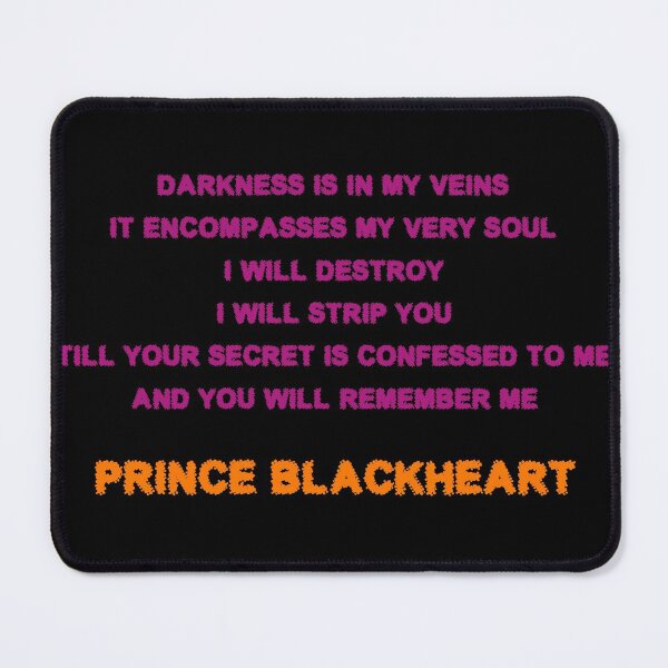 Item preview, Prince Blackheart HSP Merch designed and sold by HeartNSoulFed.