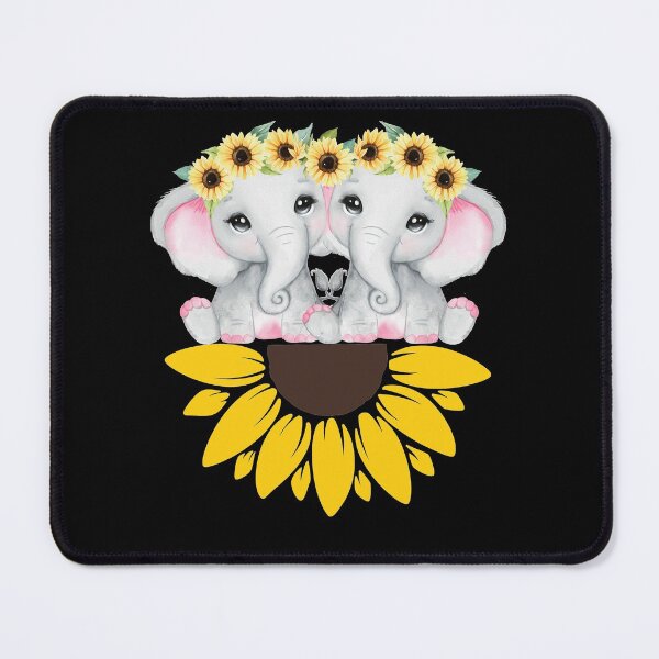 Item preview, Sunflower Elephan, Cute designed and sold by YARA TS.