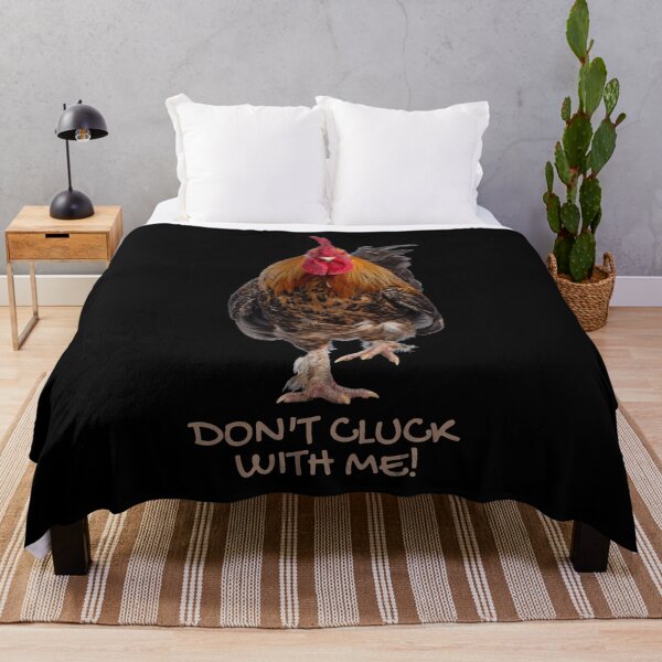 Item preview, Don't cluck with me! Funny rooster chicken pun. designed and sold by JellyBeenzz.