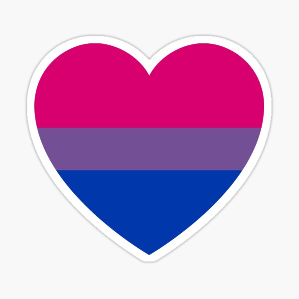 Bisexual Heart Sticker For Sale By Megzz Eh Redbubble 5164