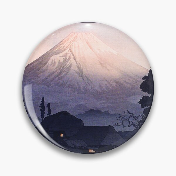 Item preview,  Mount Fuji From Mizukubo (1932) by Hiroaki Takahashi Purple edition designed and sold by theartsycamper.