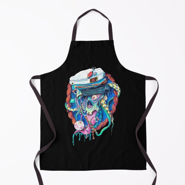 Item preview, Spooky Fisherman / Sea Captain With Tentacles designed and sold by GoofGore.