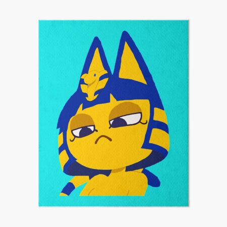 "Ankha Ankha Zone TikTok Trend And MEME Minus " Art Board Print For ...