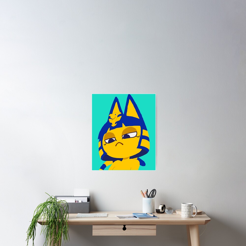 "Ankha Ankha Zone TikTok Trend And MEME Minus " Poster For Sale By ...