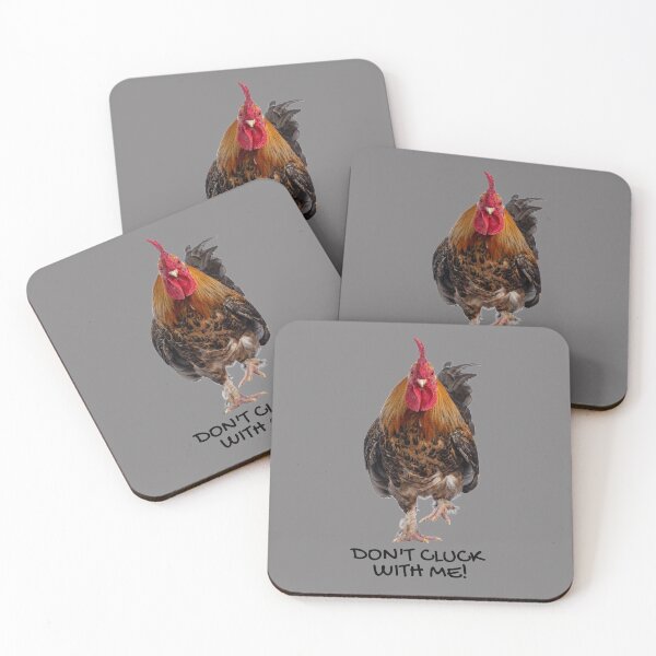 Item preview, Don't cluck with me! Funny rooster chicken pun. designed and sold by JellyBeenzz.