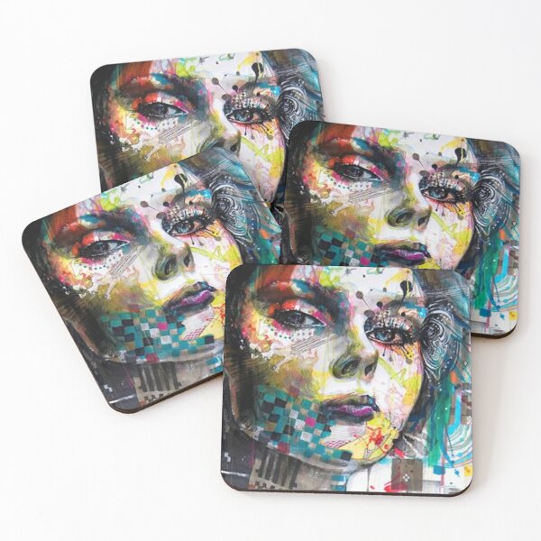 Item preview, color abstract portrait designed and sold by PavelTop.