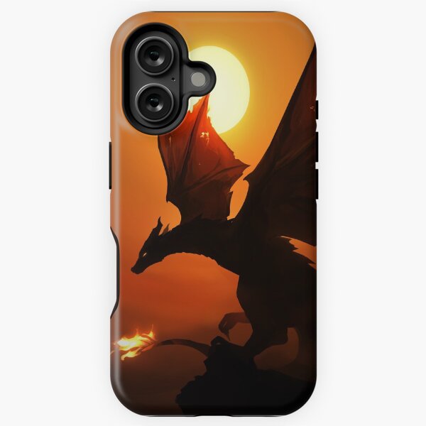 Aperçu de l'œuvre Dragon de feu au crepuscule créée et vendue par mesrileart.