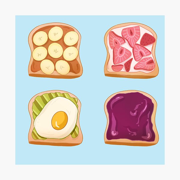 Item preview, Sweet and savory toast set designed and sold by Liv Arnold.