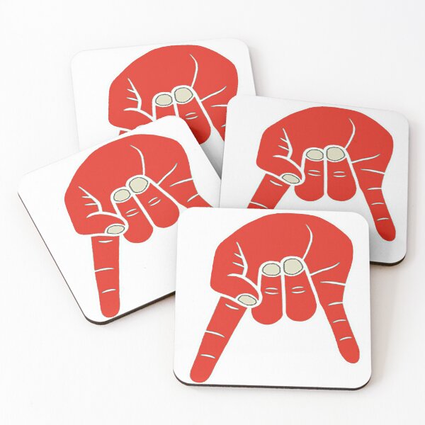 Item preview, Horns Down- Red/White - Large designed and sold by CFB-Art.