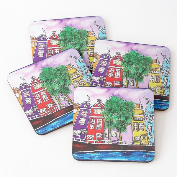 Item preview, Canalhouses in Amsterdam designed and sold by AnsDuinArt.