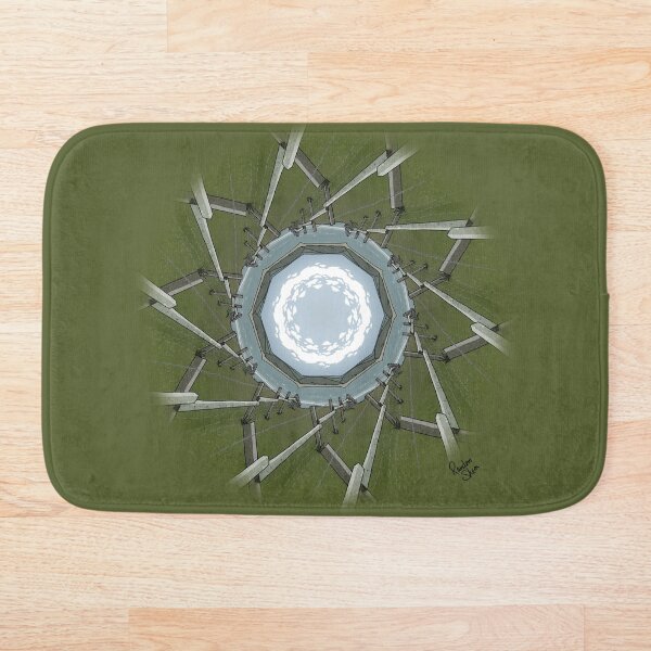 Item preview, Rustic Fence, Worldflower 7, Landscape Abstract Digital Art. designed and sold by Random Shern Creations.