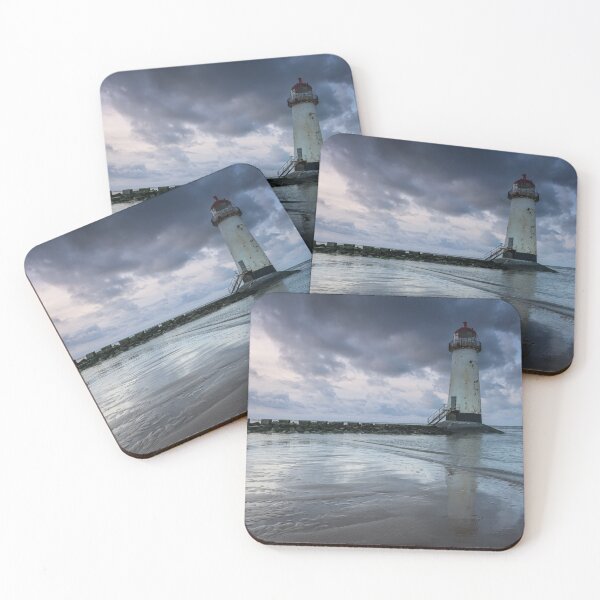 Item preview, Talacre Lighthouse during the Golden Hour designed and sold by MargaretClavell.
