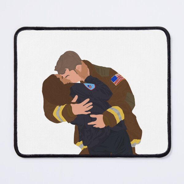 Item preview, Dawsey Wedding Kiss Chicago Fire designed and sold by erinsartstuffs.