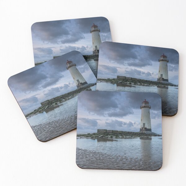 Item preview, Talacre Lighthouse during the Golden Hour designed and sold by MargaretClavell.