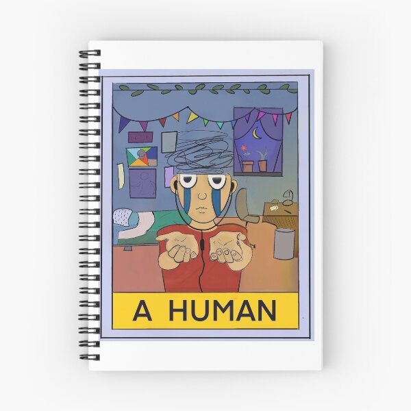 Item preview, “Human” Mexican Loteria Design Art Print designed and sold by LuckChild.